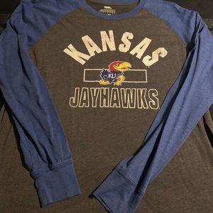 Long sleeve Kansas Jayhawks shirt